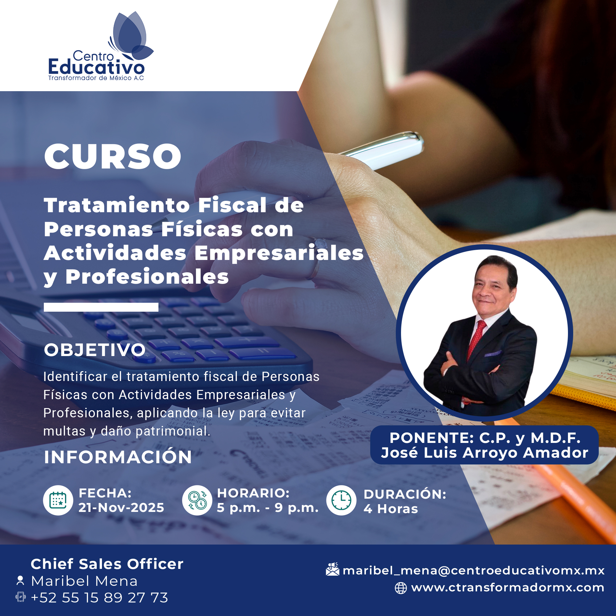 Tratamiento Fiscal de Personas Físicas con
Actividades Empresariales y Profesionales